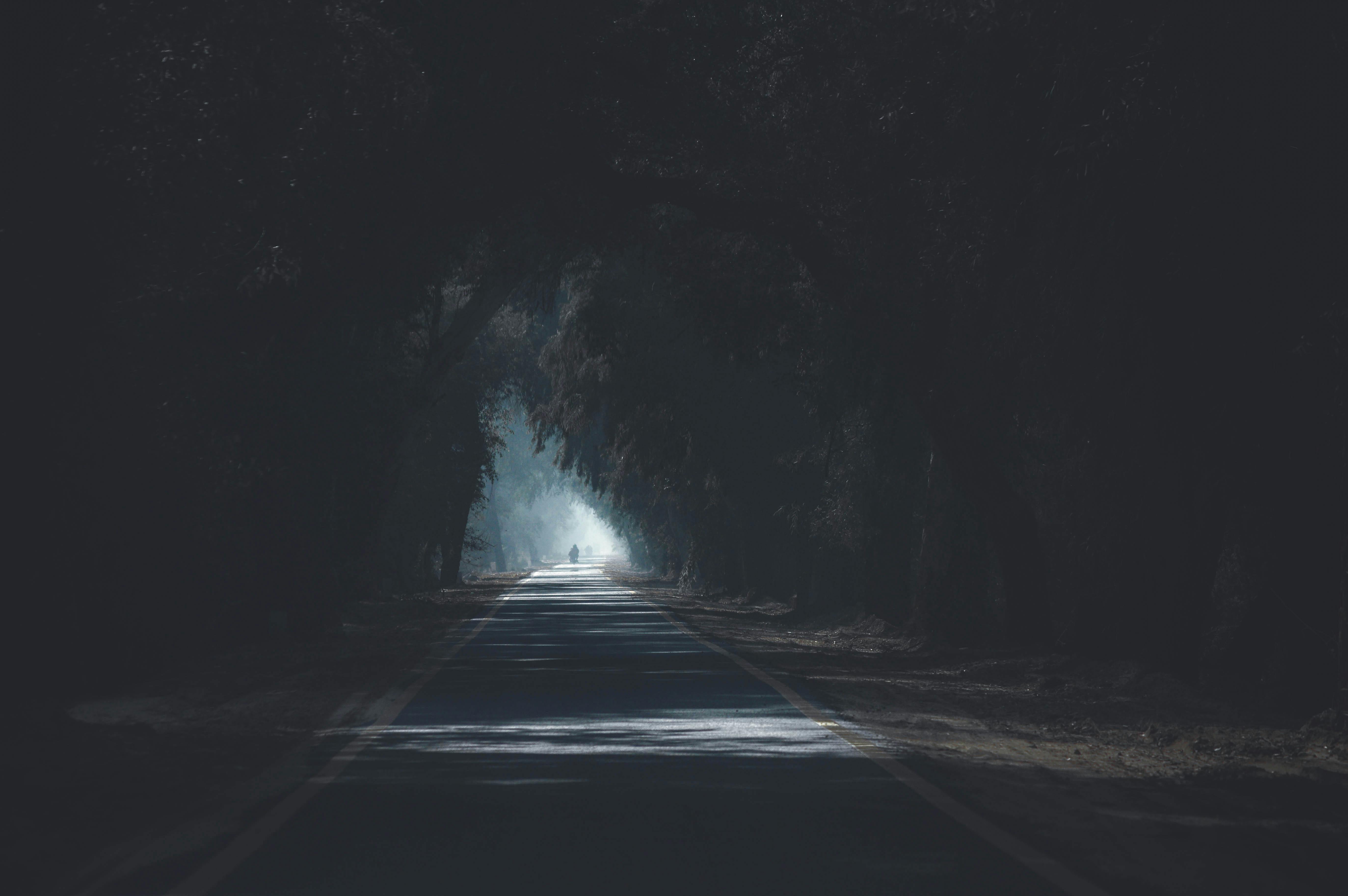 dark road